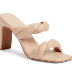 Twist heeled sandal